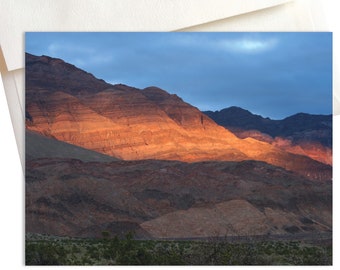 Death Valley Sunset Note Cards | Nature Photography | Desert Scene | California Desert