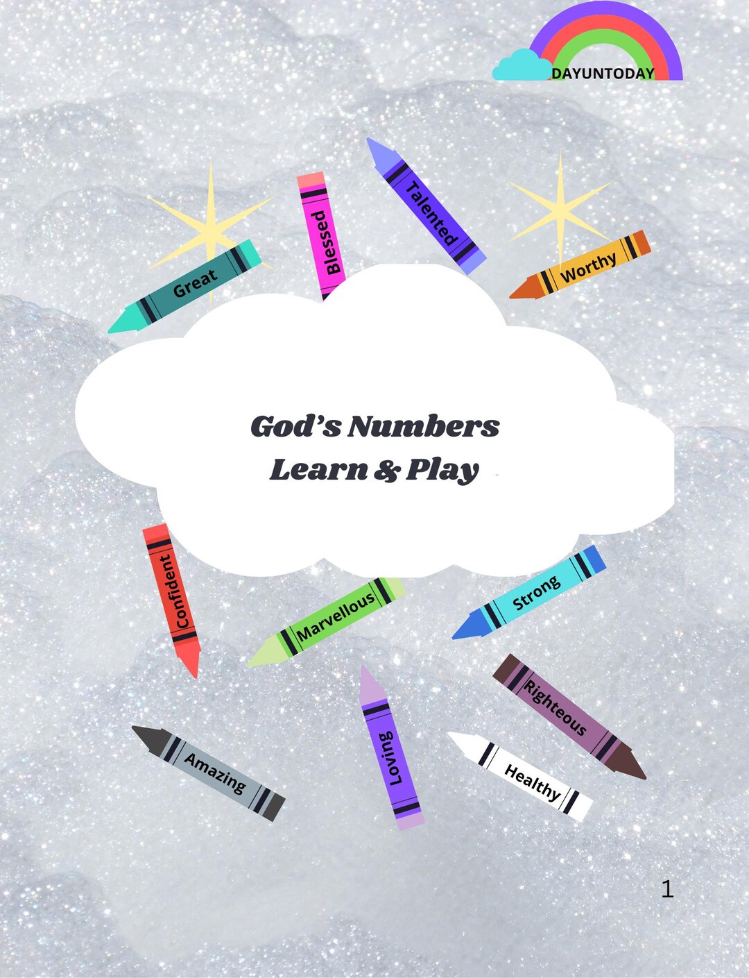 God's Numbers Learn & Play | Bible Themed Number Drill (instant PDF ...