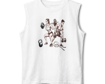 Tank do ćwiczeń podnoszenia ciężarów dla par | Tank do ćwiczeń na siłowni