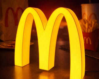 McDonald's lampada LED decorativa | McDonald’s decorative LED lamp