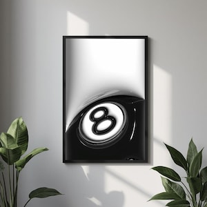 Stussy 8 ball poster - Etsy 日本