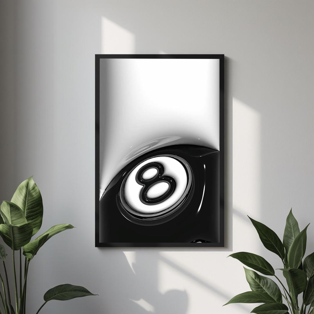 Stussy 8 Ball Print - Etsy