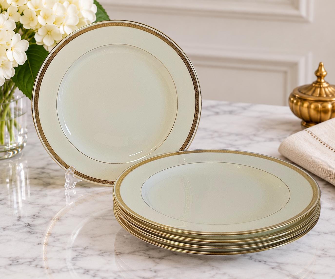 Minton Gold Rim Plates - Etsy