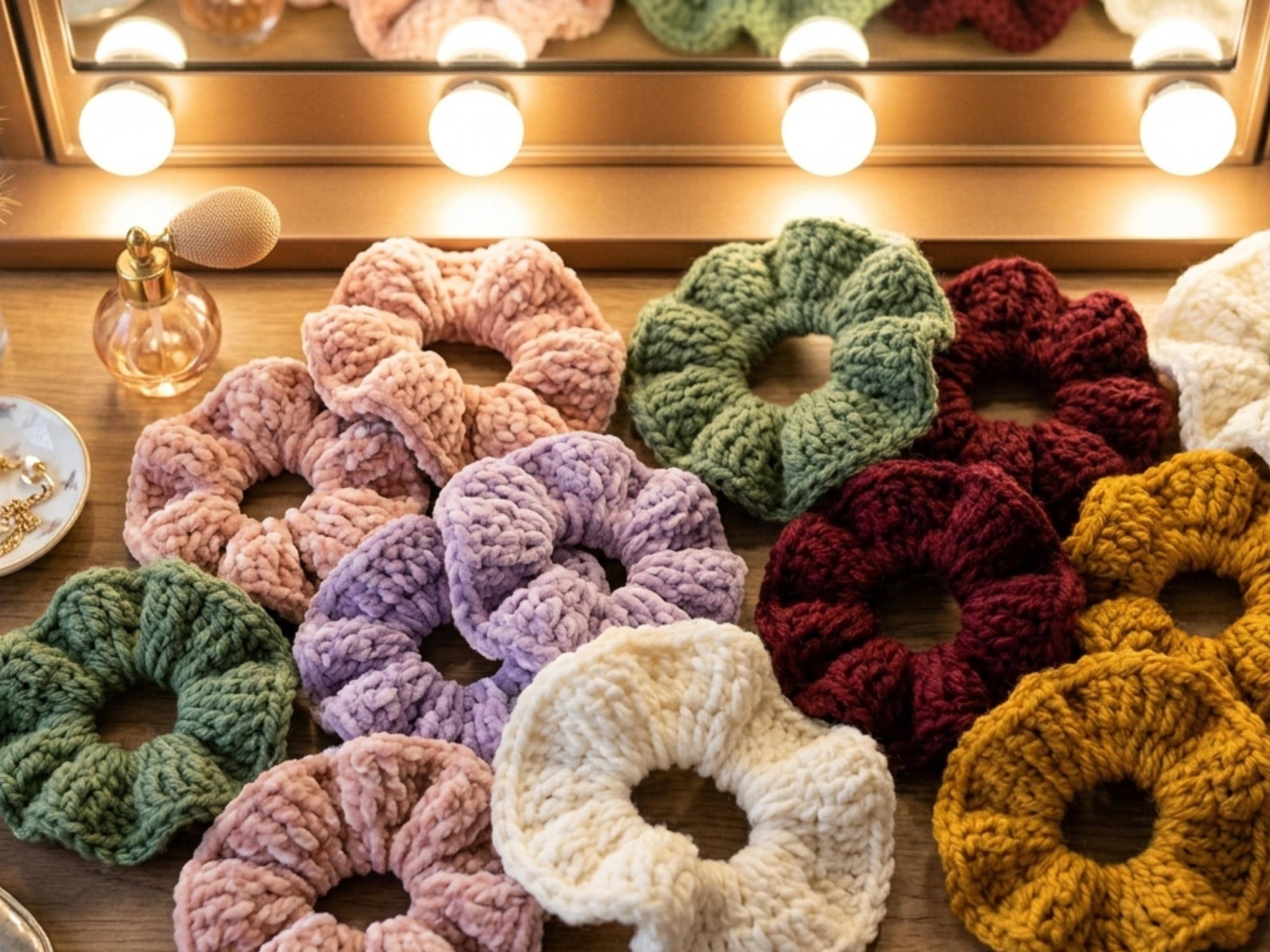 Beginner-Friendly Hair Tie Crochet Pattern