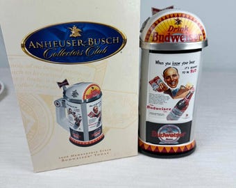2006 budweiser today stein anheuser busch collectors club beer mug w/ box nos