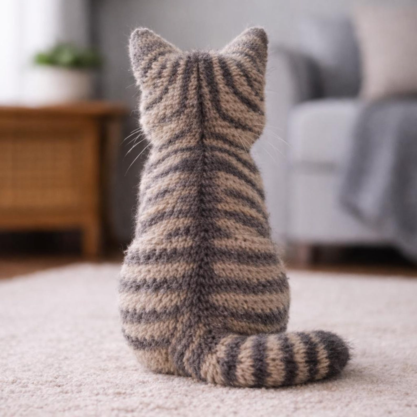 Realistic Tabby Cat Crochet Pattern – Amigurumi Animal PDF (advanced ...