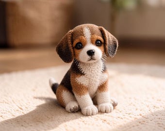 Realistic Crochet Beagle Dog Pattern – Lifelike Amigurumi Puppy Tutorial (PDF)