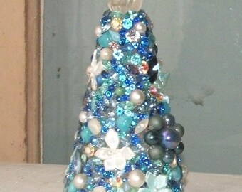 Baby Blues 4 Inch Jewelry Tree