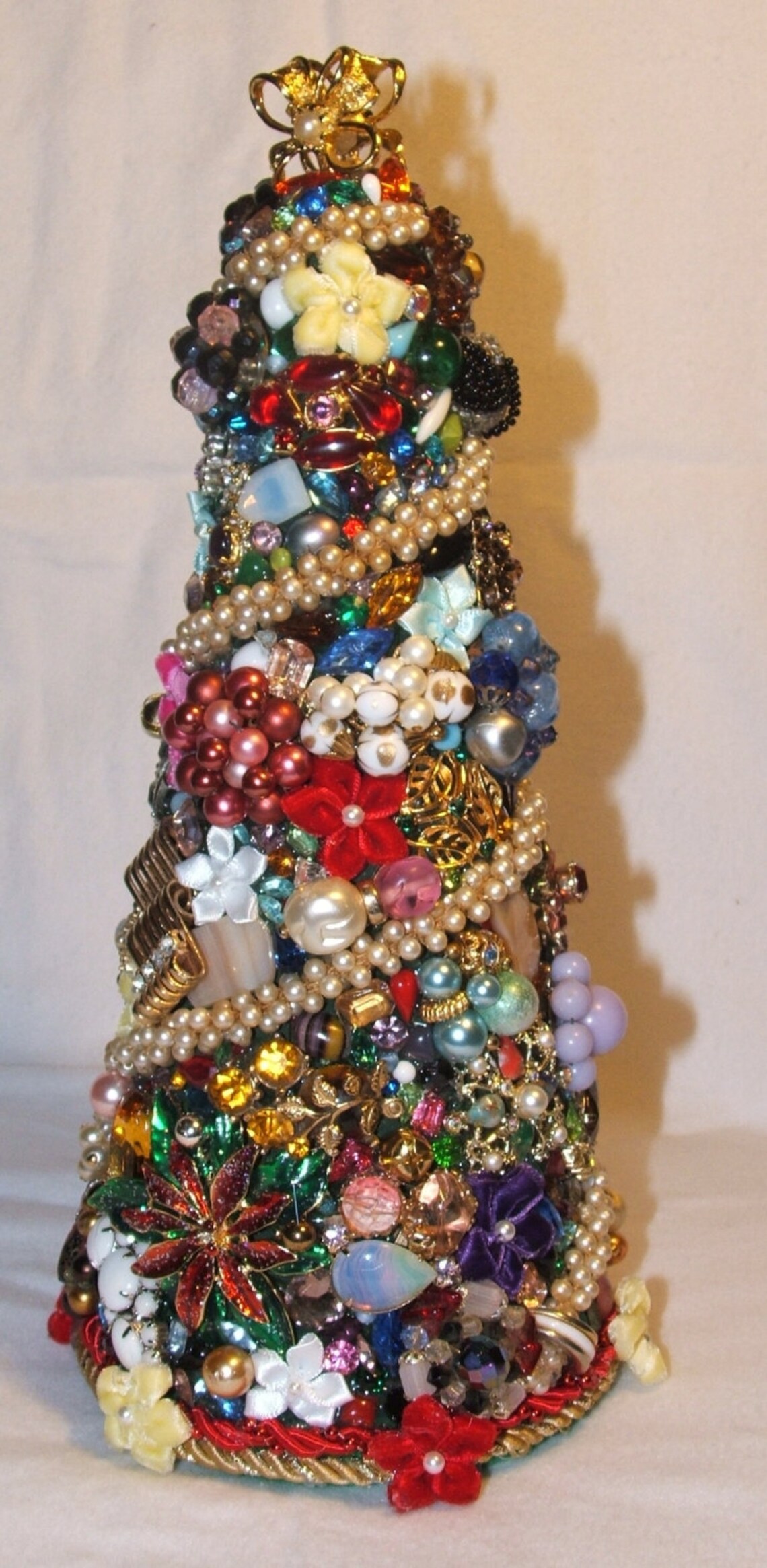 Vintage Christmas Jewelry Tree 9in. Etsy
