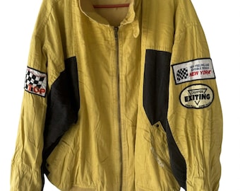 Vintage 80s Members Motorsports Racing Jacket Retro Bomber Motorsport Streetwear Coat