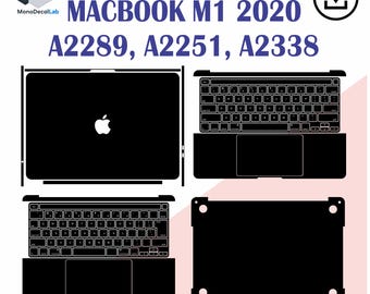MacBook Pro 13 M1 2020 Skin Template A2338 A2289 A2251