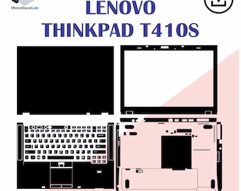 Lenovo ThinkPad T410S Skin Template Cut File