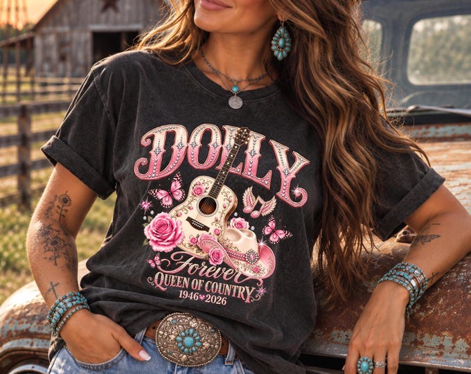 Dolly Memorial Comfort Colors Tee – Forever Queen of Country Tribute, Music & Country  Theme