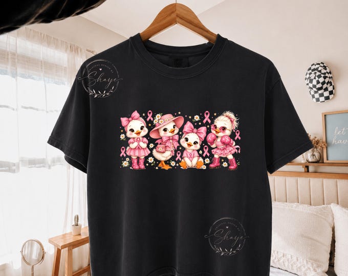 Pink Ribbon Teddy Bears Tee | Breast Cancer Awareness T-Shirt