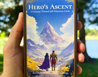 Hero's Ascent: Fantasy-Themed Self-Discovery Card Deck
