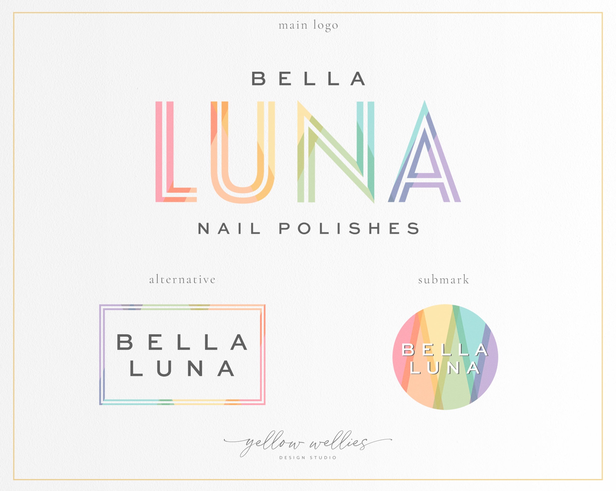 Stationery Paper & Party Supplies Bella Co Professional Premade Logos