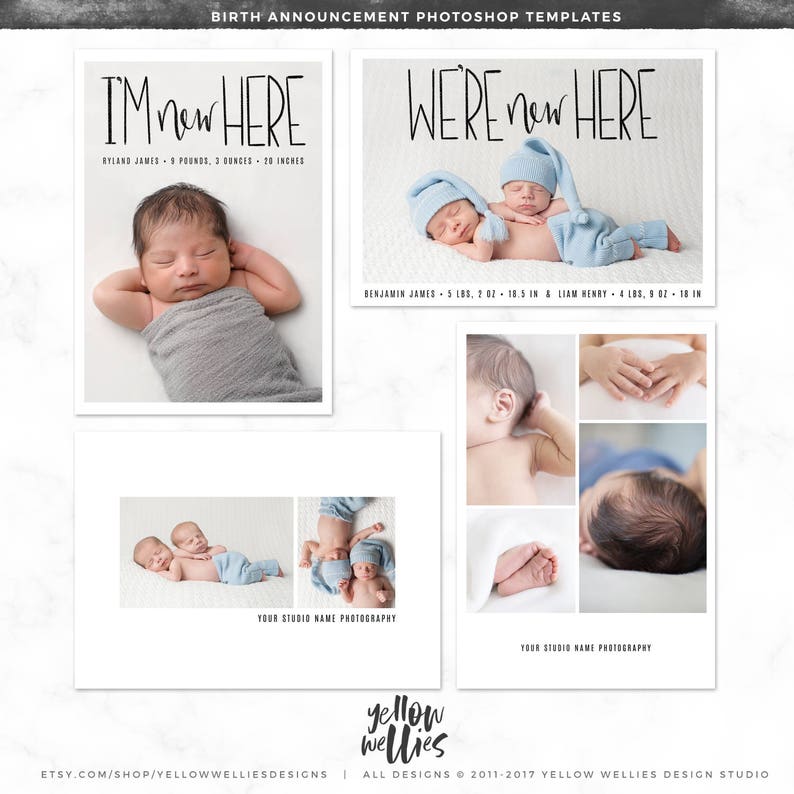 twin baby arrival announcement