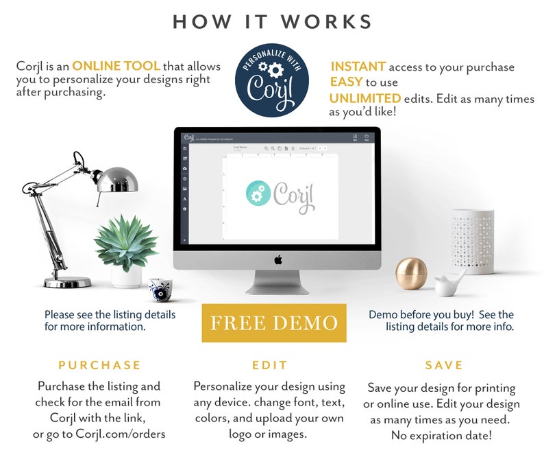 CORJL Etsy Shop Graphics Kit DIY Editable Etsy Banner Etsy Etsy