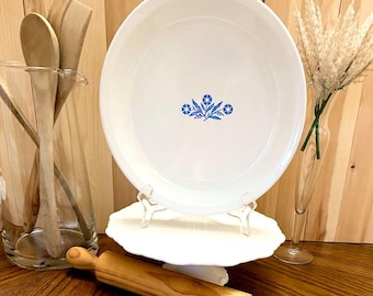 Vintage CorningWare Blue Cornflower 9-Inch Pie Plate – Farmhouse Baking Dish