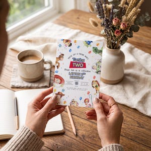 Editable Any Age Toy Story Birthday Invitation | Kids Party Invite Template | Printable Canva Birthday Invite | Digital Download