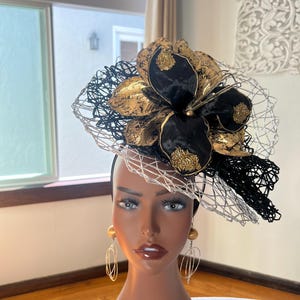 Black Fascinator Hats With Flowers - Etsy - Page 2 display picture 3
