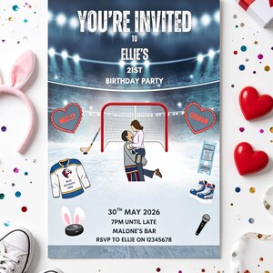 Popular Off Campus Themed Birthday Invitation | Custom 5x7 Digital Design | I edit this for you