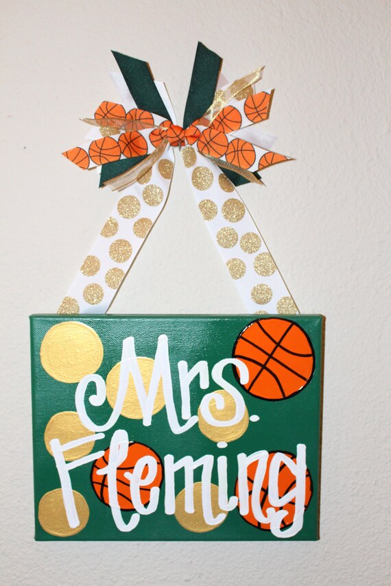 Basketball Classroom Sign Etsy