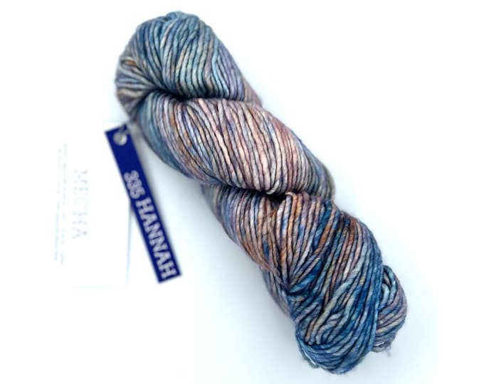 Malabrigo Mecha Yarn in Hannah, Bulky weight, 100% Merino Wool
