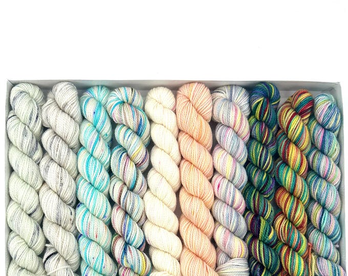 Koigu KPPPM pencil box, Dreams, fingering weight yarn