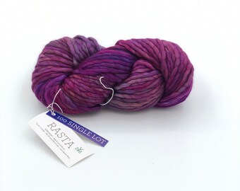 Malabrigo Rasta Yarn, Super Bulky, 100%  Merino Wool, Single Dye lot