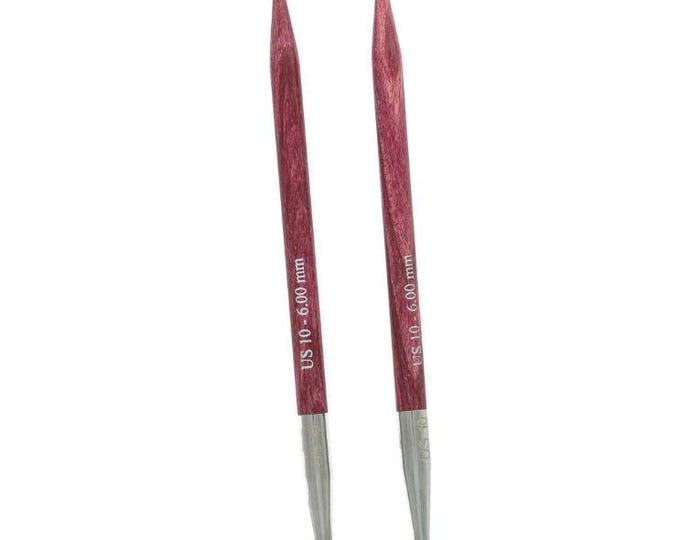 Knitter’s Pride Dreamz Normal Interchangeable 4.5" Needle Tips, US 10(6.0mm) Needle Cord NOT included