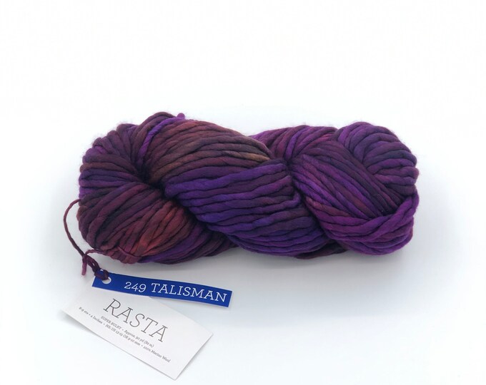 Malabrigo Rasta Yarn, **NEW COLOR** Super Bulky,100% Merino Wool, Talisman 249