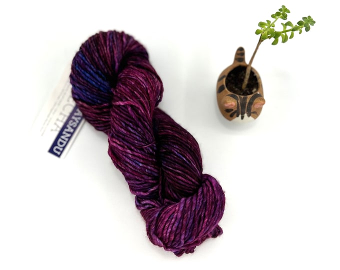 Malabrigo Mecha Yarn, Bulky weight yarn, 100% Merino Wool, 874 Paysandu