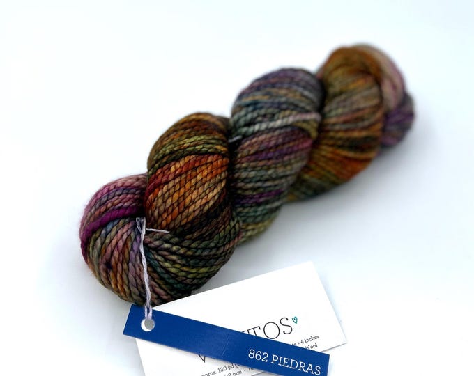 New!! Malabrigo Vientos Yarn, piedras, 862, Bulky, 100% Superwash Merino Wool.