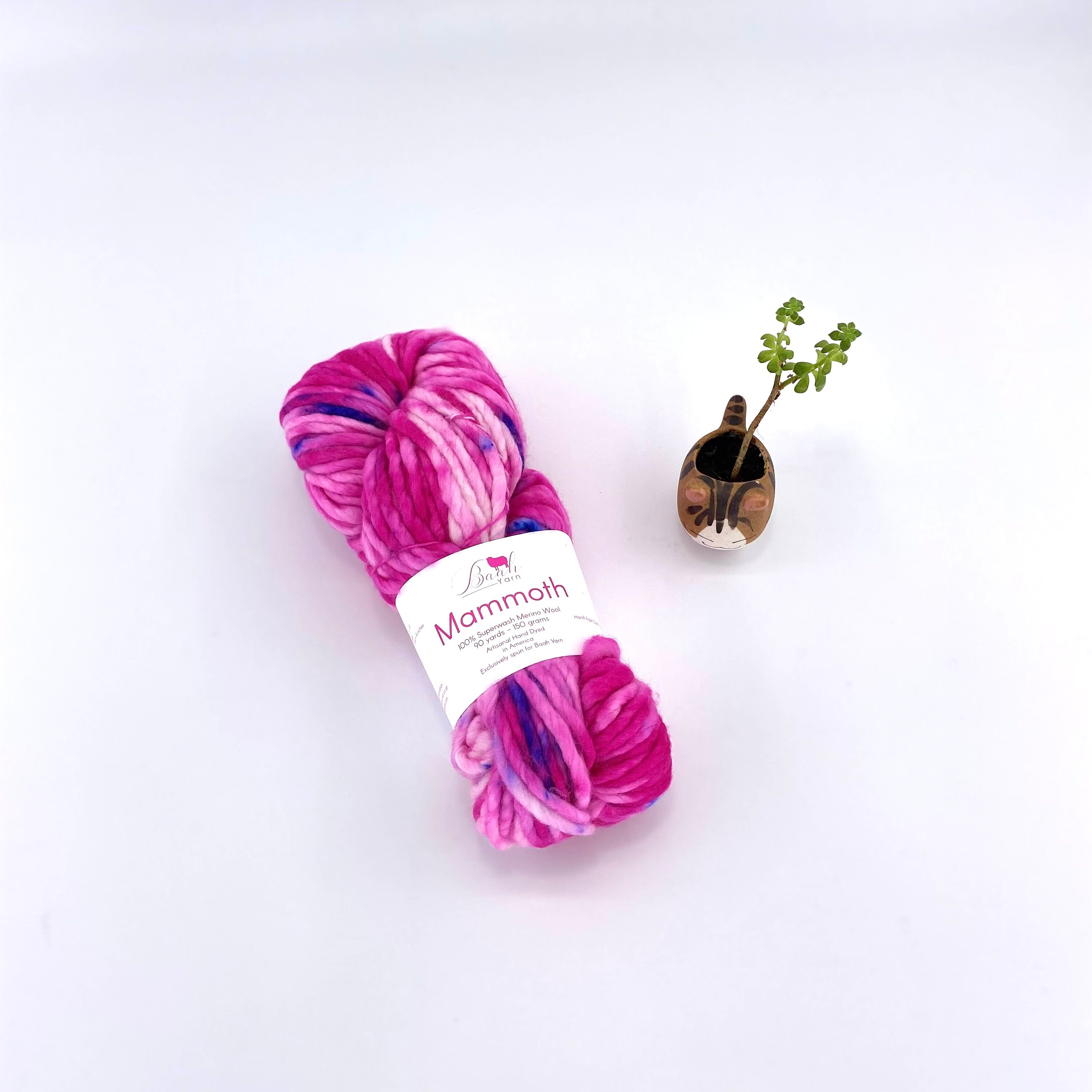 Hand dyed yarn | super bulky yarn | hand dyed merino wool yarn | indie dyed  wool | Blossom