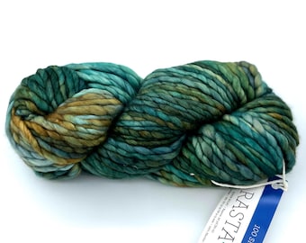 Malabrigo Rasta Yarn,  Super Bulky, 100% Merino Wool, No Dye lot, Green Merino Wool