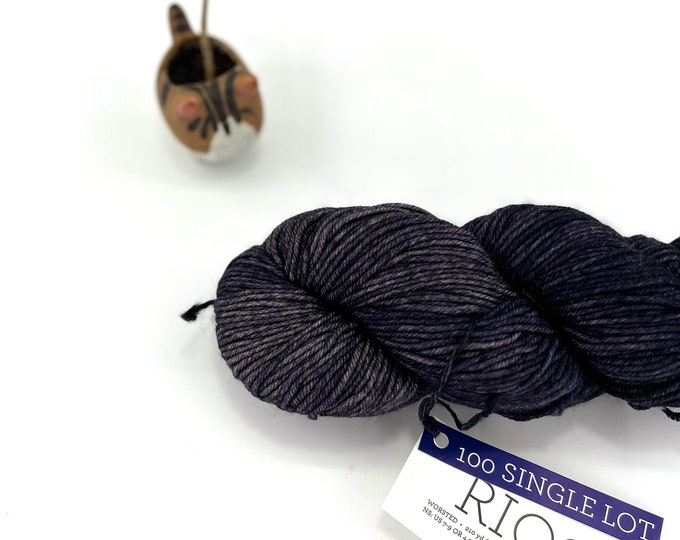 Malabrigo Rios Yarn + Hat Knitting Pattern, Worsted, 100% Merino Wool, single dye lot