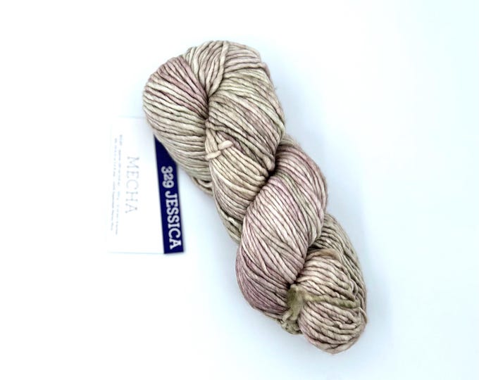 Malabrigo Mecha Yarn, Bulky, 100% Merino Wool, Jessica