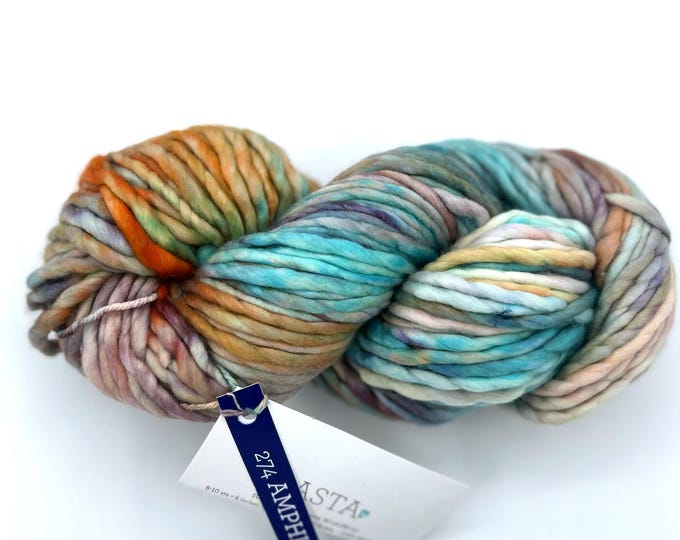 Malabrigo Rasta Yarn, Super Bulky, 100%  Merino Wool, Amphibian