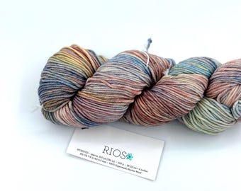 New Color!! Malabrigo Rios Yarn, Zahara, 267, Worsted, 100% Superwash Merino Wool