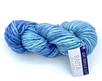 Malabrigo Rasta Yarn, Super Bulky, 100%  Merino Wool, Single Dye lot