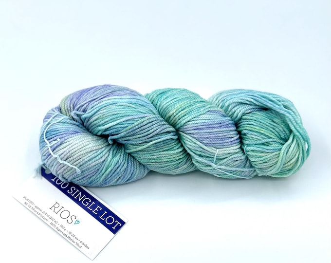 Malabrigo Rios Yarn, Worsted, 100% Merino Wool, single dye lot