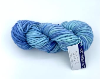 Malabrigo Rasta Yarn, Super Bulky, 100%  Merino Wool, Single Dye lot