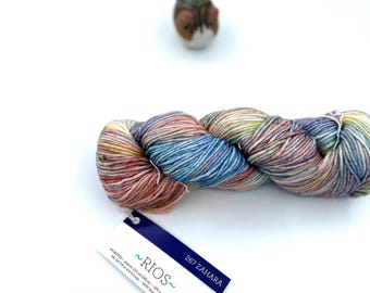 New Color!! Malabrigo Rios Yarn, Zahara, 267, Worsted, 100% Superwash Merino Wool.