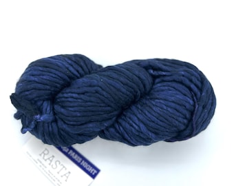 Malabrigo Rasta Yarn Paris Night - Super Bulky 100% Merino Wool, Paris Night, 052