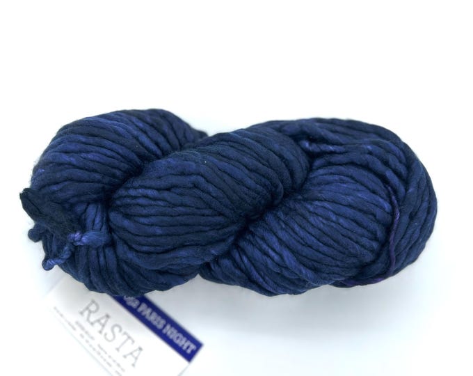 Malabrigo Rasta Yarn Paris Night - Super Bulky 100% Merino Wool, Paris Night, 052
