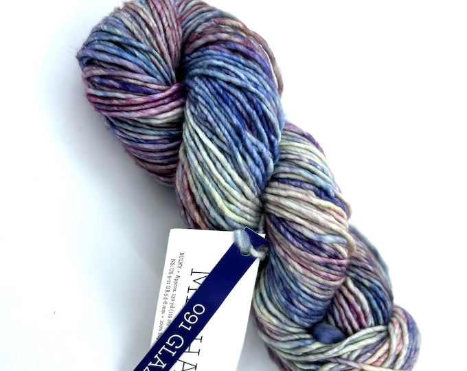 Malabrigo Mecha Yarn in Glaze, Bulky weight yarn, 100% Merino Wool