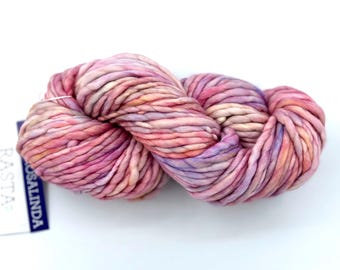 Malabrigo Rasta Yarn, Super Bulky, 100% Merino Wool, 398 Rosalinda