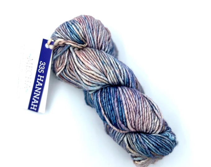 Malabrigo Mecha Yarn in Hannah, Bulky weight, 100% Merino Wool