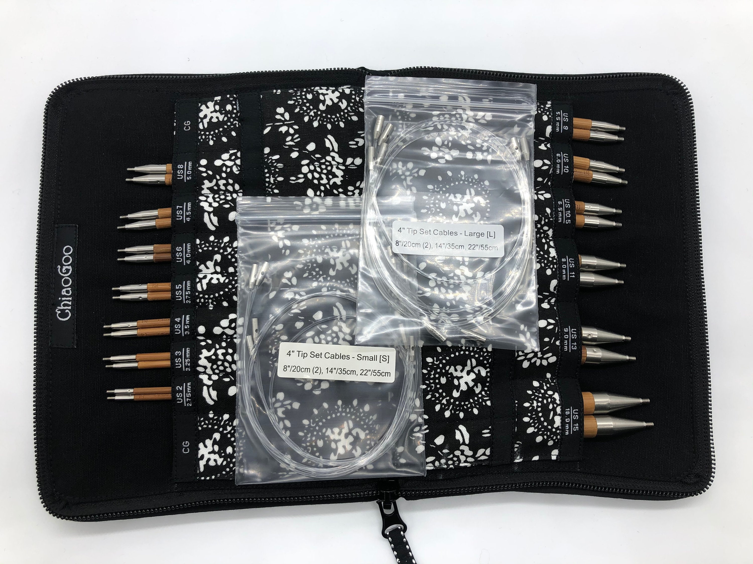 ChiaoGoo SPIN Bamboo Interchangeable Knitting Needle 4 Tip ChiaoGoo SPIN Bamboo Interchangeable Knitting Needle 4 Tip